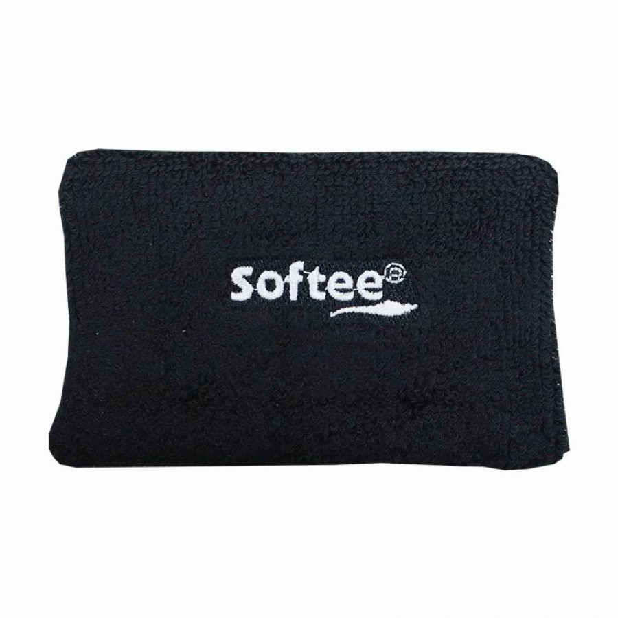 Softee Wide Black Wristband 1 unita PADELPOINT Softee Wide Black Wristband 1 unita
