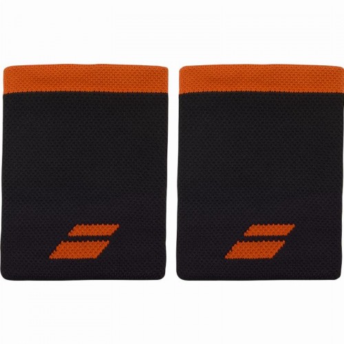 Logo Babolat Bracelets Jumbo Noirs Rouges 2 Unités