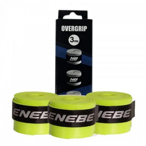 Enebe Overgrip Giallo Fluo Liscio 3 Unità