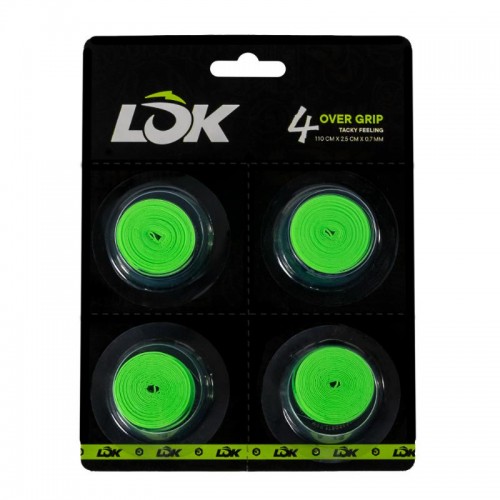 Overgrip Lok Green 4 unità