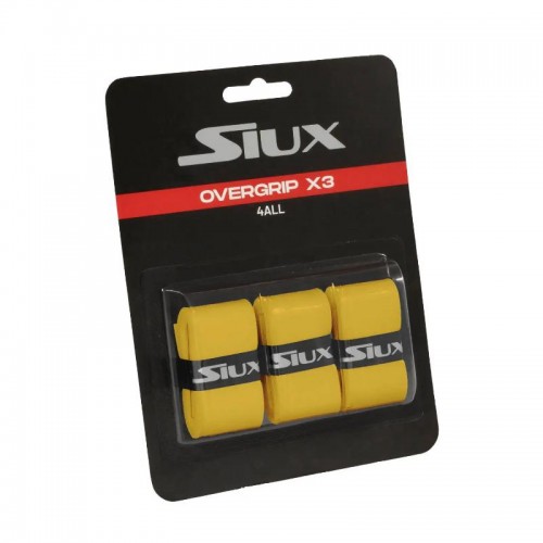Siux For All Giallo Overgrip 3 Unità