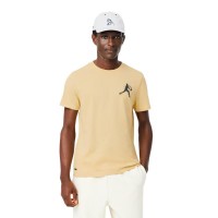 Pack Camiseta Lacoste Novak Djokovic Amarillo y Gorra Blanco