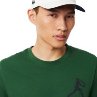 Pack Lacoste Novak Djokovic T-Shirt Cappellino Verde e Bianco PADELPOINT Pack Lacoste Novak Djokovic T-Shirt Cappellino Verde e Bianco