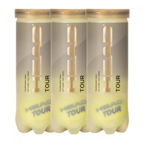 Pacchetto da 3 Botes de Pelotas Head Tour Tennis