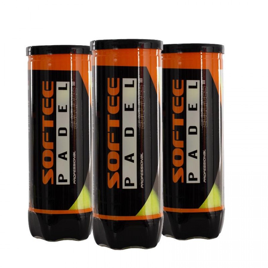 Paquet de 3 bidons de balles Softee Euclides