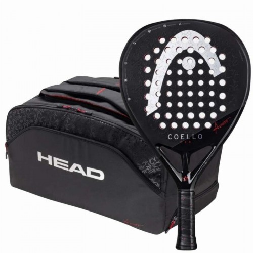 Head Coello Pro 2025 Pacchetto Racchette con Borsa per Racchette da Padel