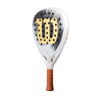 Pala Wilson Defy Pro V1 Blanco Oro PADELPOINT Pala Wilson Defy Pro V1 Blanco Oro