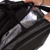 Black Crown Ultimate Pro 2.0 Litmus Borsa da Padel Nera PADELPOINT Black Crown Ultimate Pro 2.0 Litmus Borsa da Padel Nera