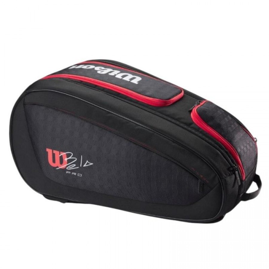 Paletero Wilson Bela V3 Negro Rojo  Offer + Cheap