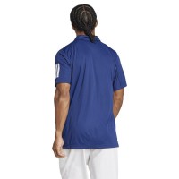 Polo Adidas Club 3 Stripes Blu Scuro