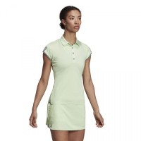 Polo Adidas Club 3 Stripes Green Grey