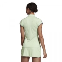 Polo Adidas Club 3 Stripes Green Grey