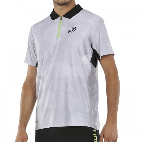Polo Bullpadel Muzo Gris Medio Estampado Polo Bullpadel Muzo Gris Medio Estampado