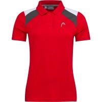Head Club 22 Bianco Rosso Polo Donna