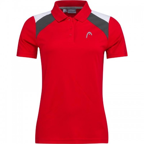 Head Club 22 Bianco Rosso Polo Donna