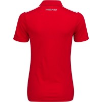 Head Club 22 Bianco Rosso Polo Donna