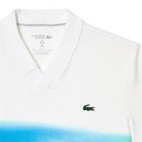 Lacoste Daniil Medvedev Regular White Polo  Offer + Cheap