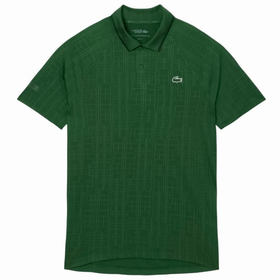 Lacoste Novak Djokovic Polo Ultra Dry Verde Scuro