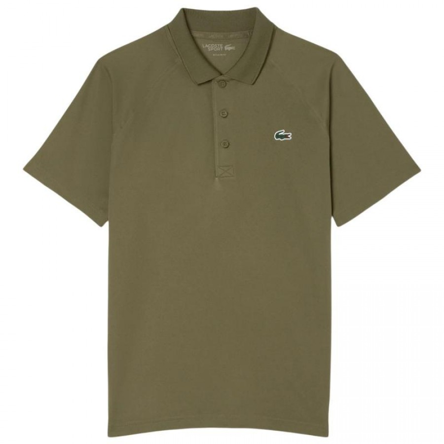 Lacoste Sport Polo Khaki Green  Offer + Cheap