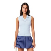 Polo Lacoste Tight Fit Azul Claro Mujer  Offer + Cheap