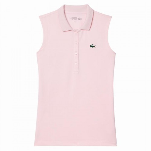 Lacoste Ultra Dry Pink Polo Donna