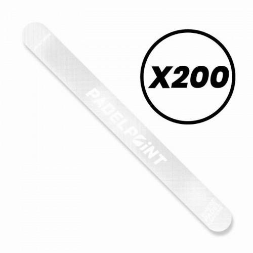 Protettore PadelPoint Tranparente Rugoso Logo Big x200