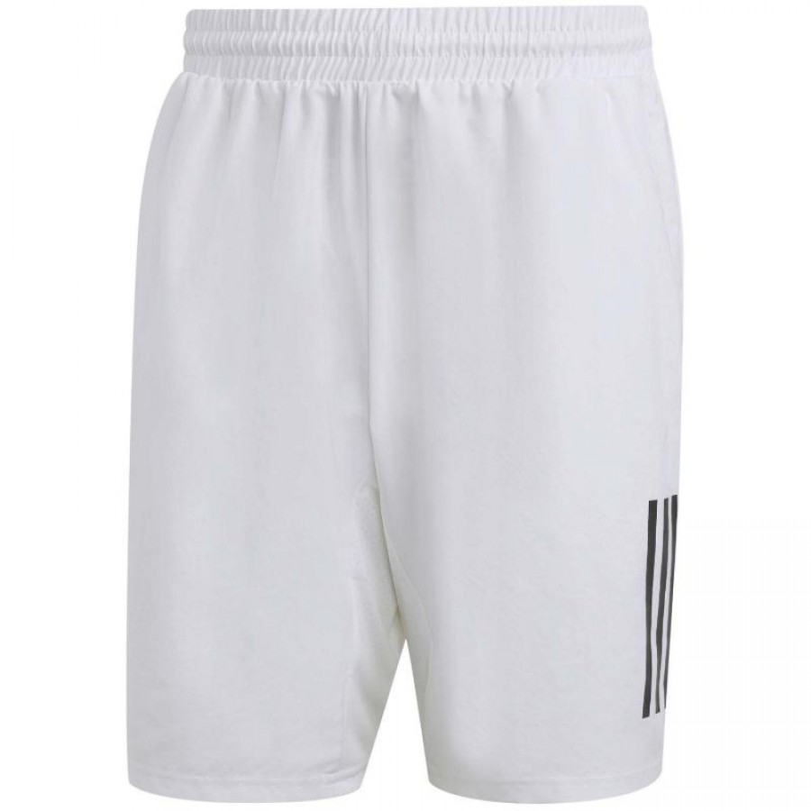 Short Adidas Club 3 Bandes Blanc Noir