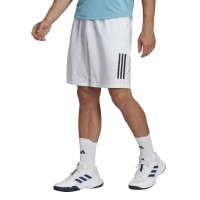 Short Adidas Club 3 Bandes Blanc Noir