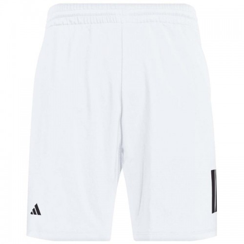 Adidas Club 3 Stripes Short Bianco Nero