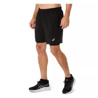 Short Asics Core 2N1 7IN Negro Performance  Offer + Cheap