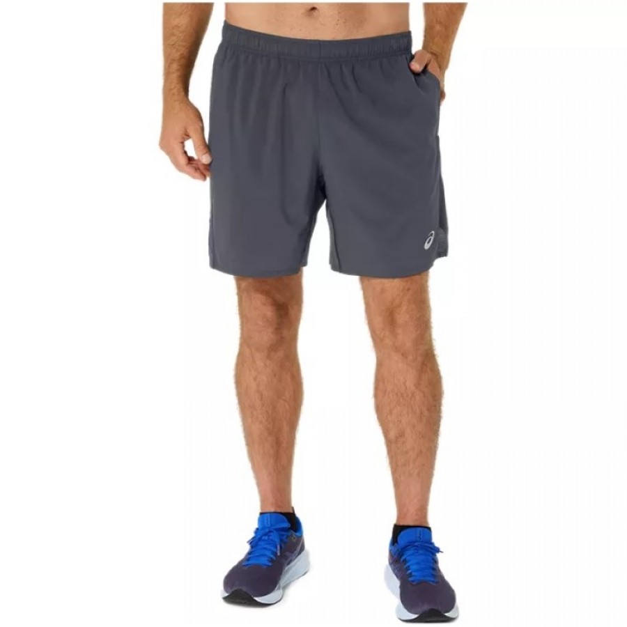 Short Asics Core 7IN Gris Oscuro  Offer + Cheap