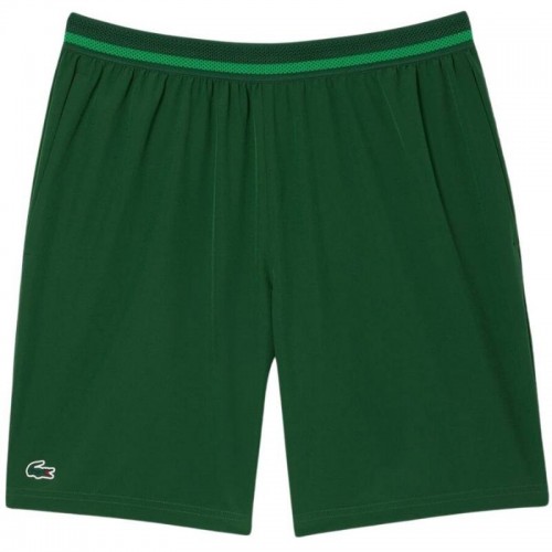 Pantaloncini Lacoste Novak Djokovic Tenis Verde