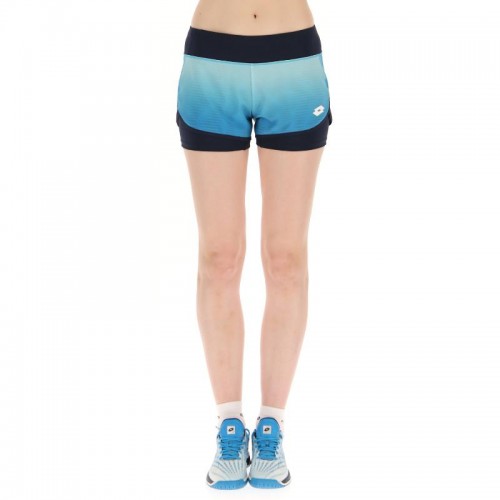 Short Lotto Top IV Blue Gradient Donna