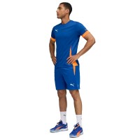 Pantaloncini Puma Individual Blu Arancio