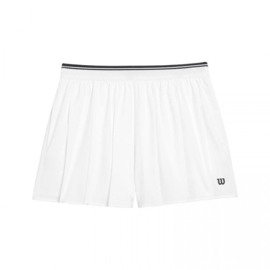 Petite Wilson Velocity Pleated Blanco Mujer