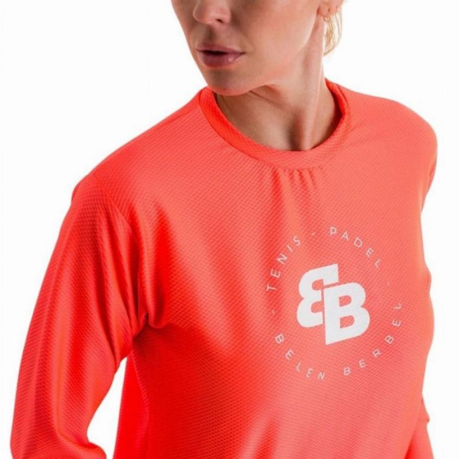 Sweat-shirt BB Texture Corail  Offre - Pas cher