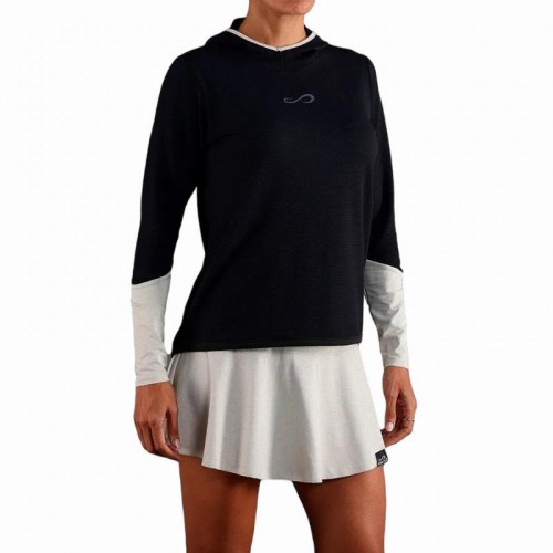 Sudadera Endless Breath Line Negro Dorado