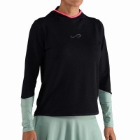 Sudadera Endless Breath Line Negro Verde Forest  Offer + Cheap