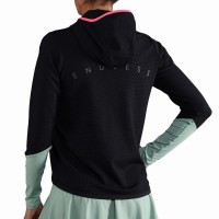 Sudadera Endless Breath Line Negro Verde Forest  Offer + Cheap