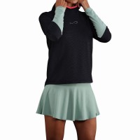 Sudadera Endless Breath Line Negro Verde Forest  Offer + Cheap