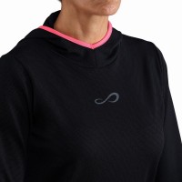 Sudadera Endless Breath Line Negro Verde Forest  Offer + Cheap