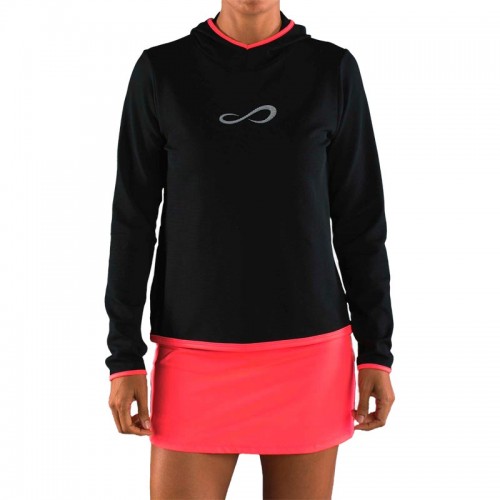 Endless Breath Felpa Nero Rosa