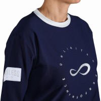 Endless Inner Tech Navy Blue Silver Sweatshirt