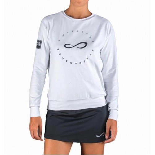 Felpa bianca Endless Inner Tech