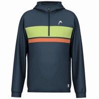 Head Topspin Navy Blue Sweatshirt Lime  Offer + Cheap