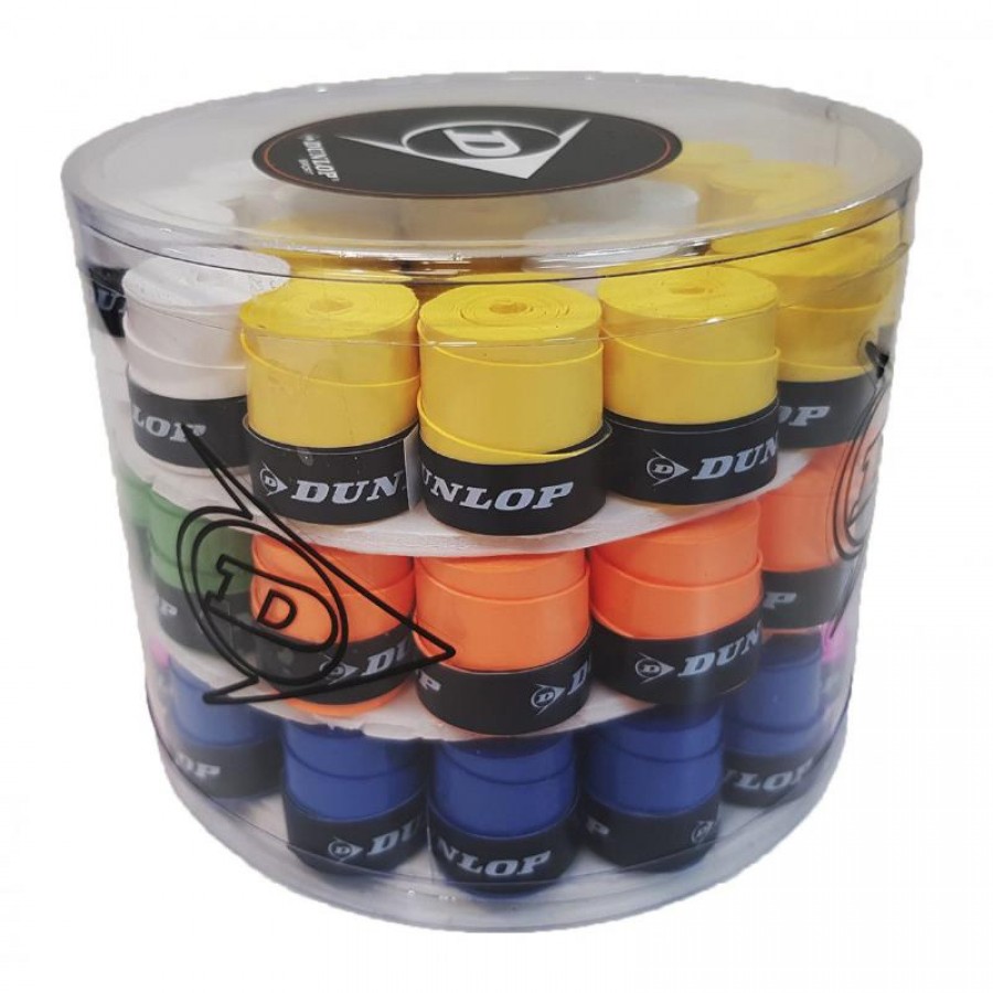 Drum Dunlop Tour Colori secchi 60 Overgrips PADELPOINT Drum Dunlop Tour Colori secchi 60 Overgrips