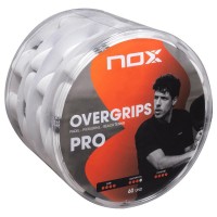 Nox Pro Smooth White Overgrips Drum 60 Units