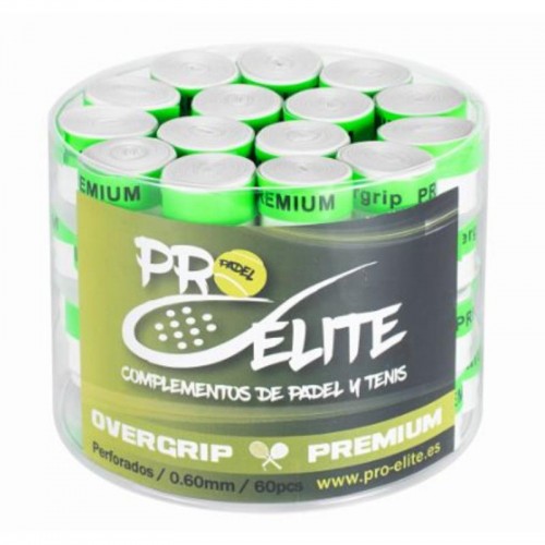 Overgrip Pro Elite Premium Perforated White Drum 60