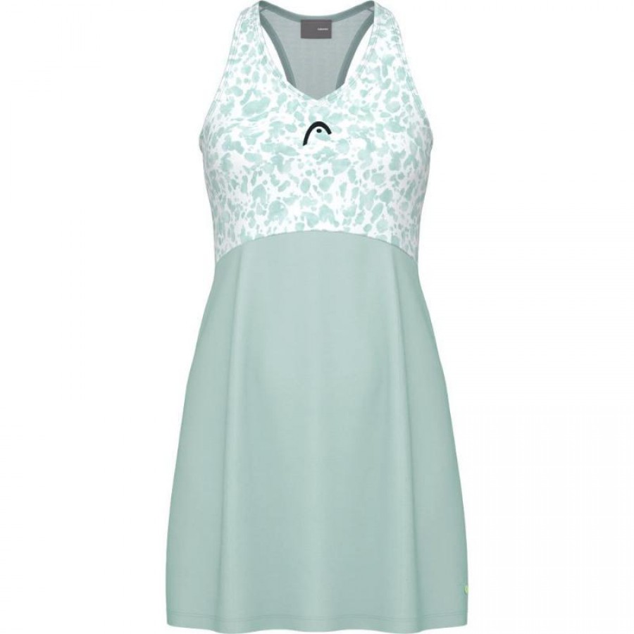 Vestido Head Spirit Azul Infinity Print  Offer + Cheap