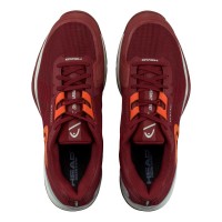 Head Sprint Pro 3.5 Clay Shoes Dark Red Orange  Offer + Cheap